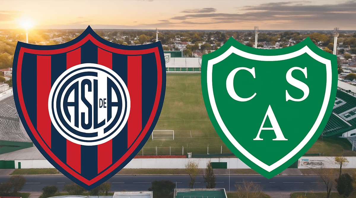 San Lorenzo vs Sarmiento de Junín en el Estadio Eva Perón