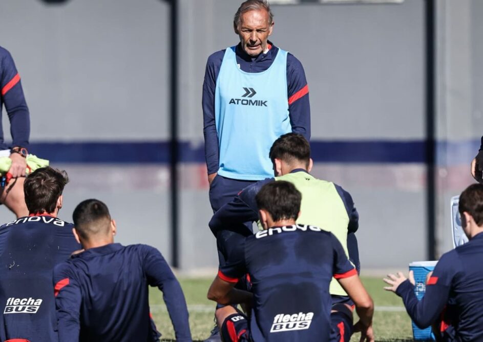 Miguel Angel Russo entrenamiento