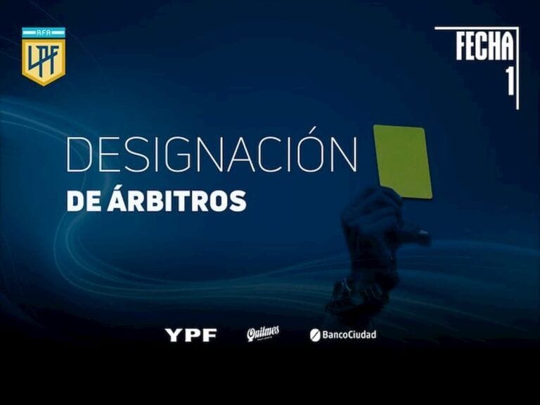 arbitro designado afa