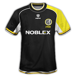 Camiseta negra y amarilla San Lorenzo de Almagro
