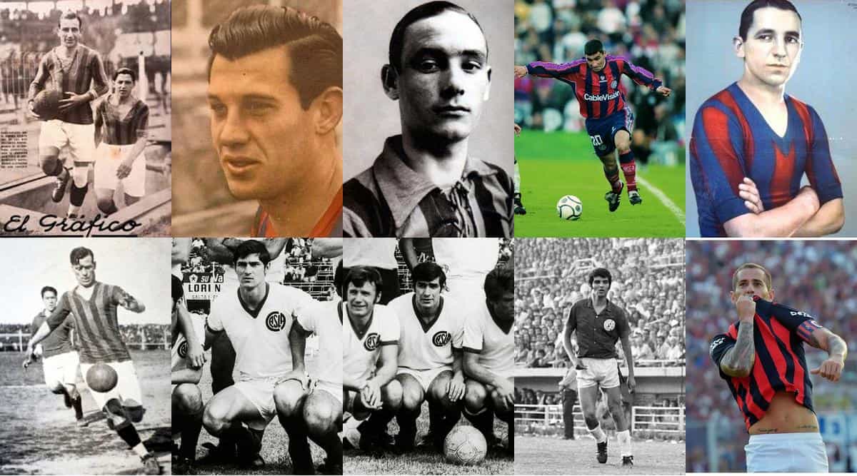 10 futbolistas con mas presencias en San Lorenzo