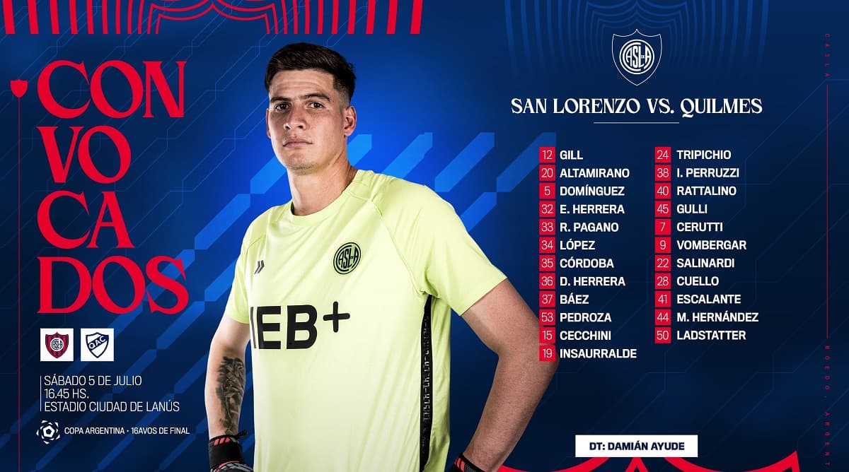 convocados copa argentina