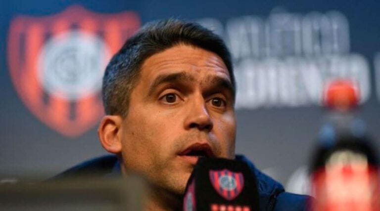 conferencia de prensa oficial en san lorenzo de matias caruzzo