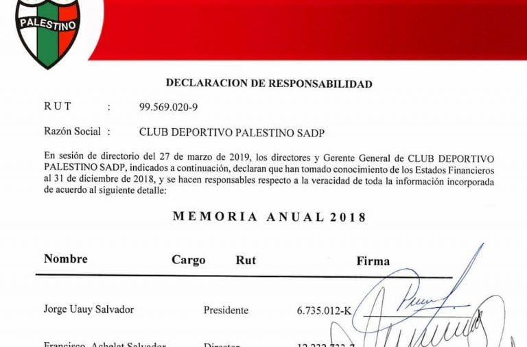 docuemnto de palestino chile