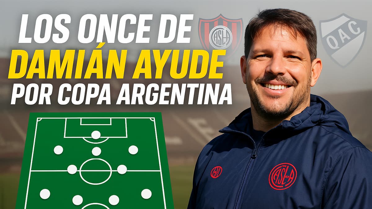 once damian ayude copa argentina ante quilmes