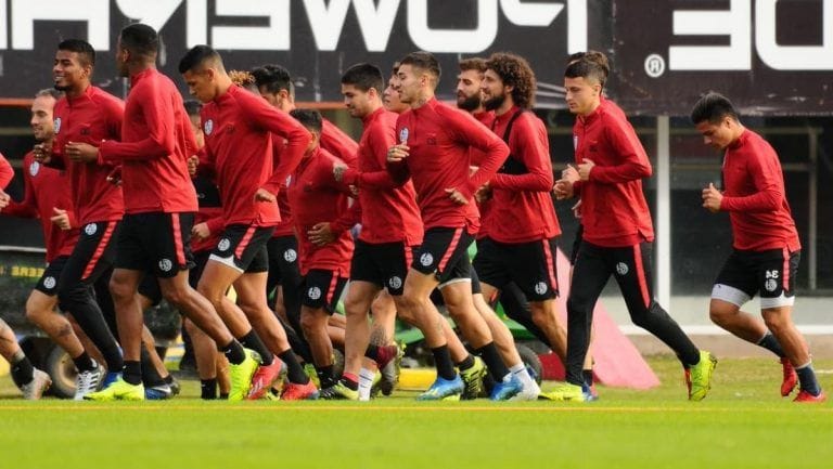 san lorenzo entrenamiento