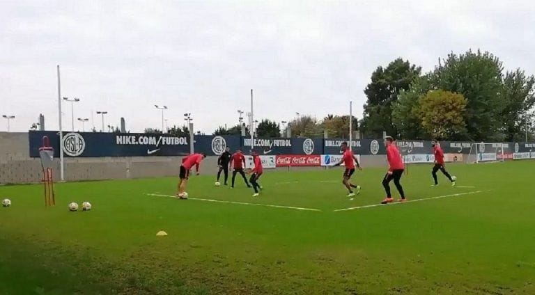 vuelta a los entrenamiento san lorenzo
